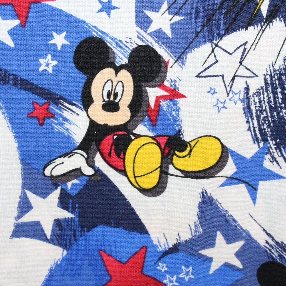 Disney Womens Size 2X Patriotic July 4th Fireworks Medical Uniform Scrub Top - Picture 6 of 9